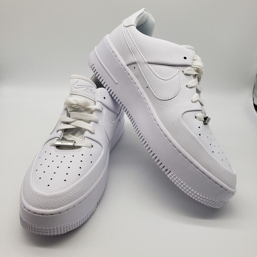 Nike Air Force 1 AF1 Sage Low Women's Shoes AR5339 100 White Size 11 - Picture 15 of 16